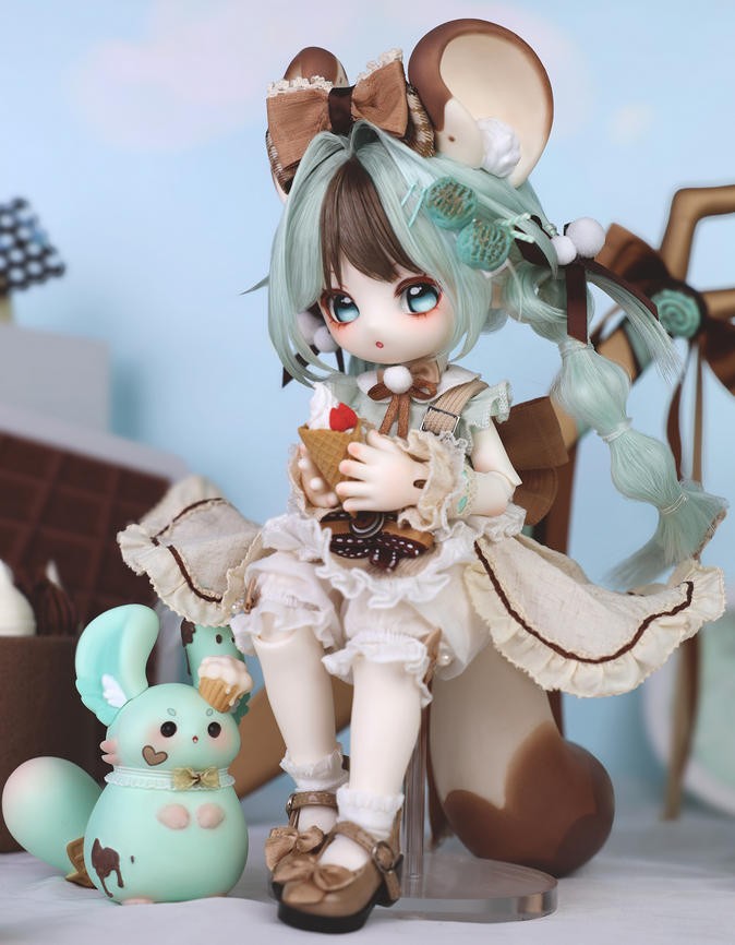 Pre-Order Milo Doll Minette Totoro Human 27cm/10.6In Bjd Full Set Limited 100Pcs