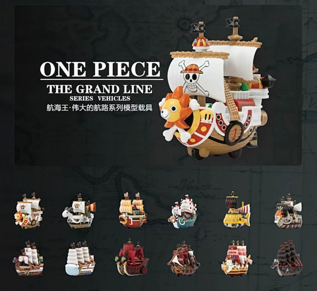 Authentic One piece The Grand Line Series Vehicles Blind Box Confirmed Figure