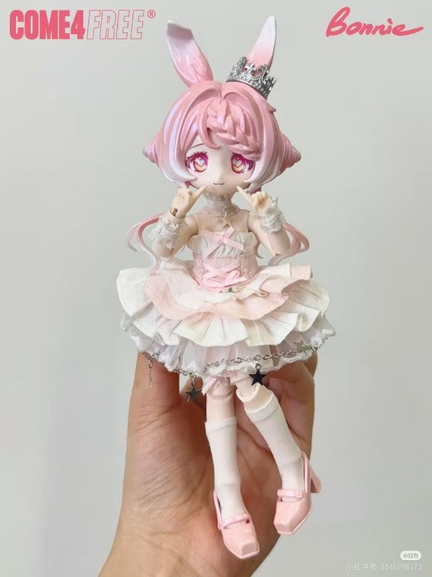 Come4Free Rainbow Rare Bonnie Weather 20cm/7.8" Bjd Dressable Action Figure Gift