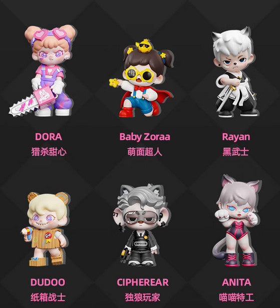 TNTSPACE Special Agent Team Series Blind Box Confirmed Figure Toys Art Gift NEW