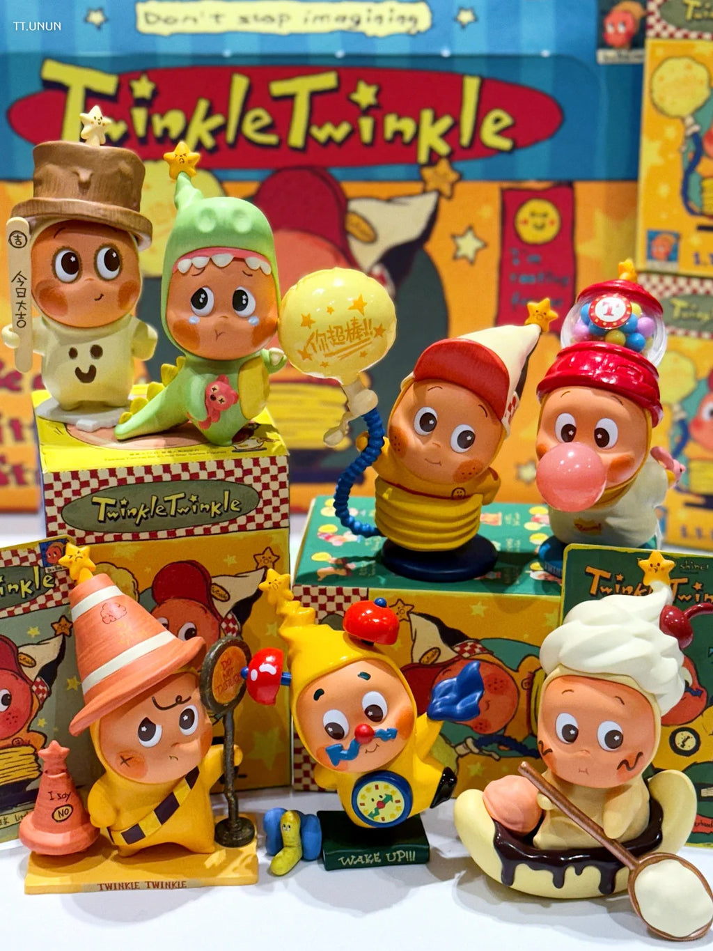 POP MART Twinkle Twinkle Be a Little Star Series Figures 2.83-3.94inches Hot Toy