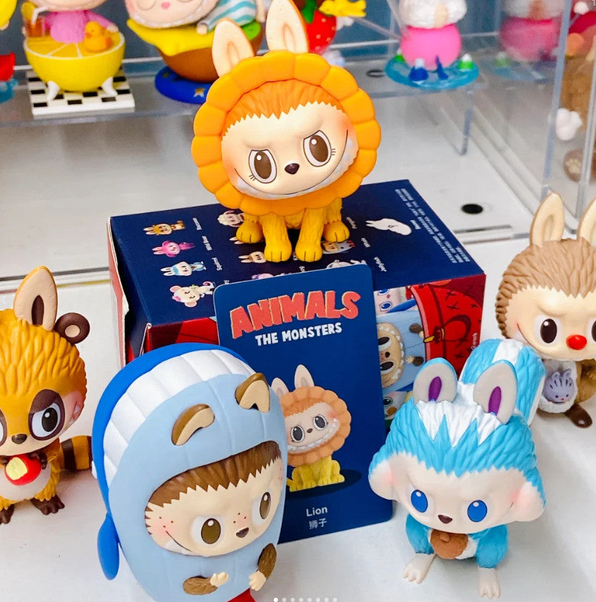 POP MART Labubu Animals The Monsters Series Blind Box Confirmed Figure Toys Gift