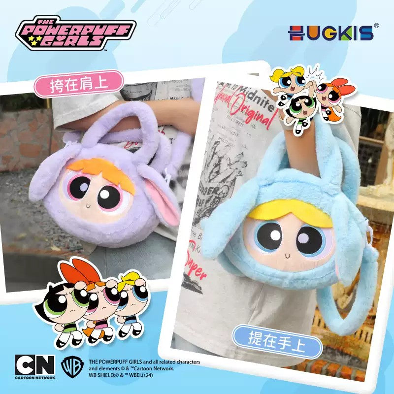Hugkis Powerpuff Blossom Bubbles Buttercup 10.6In Cross Body Anime Goods Gift