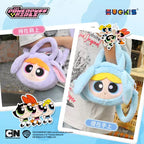 Hugkis Powerpuff Blossom Bubbles Buttercup 10.6In Cross Body Anime Goods Gift