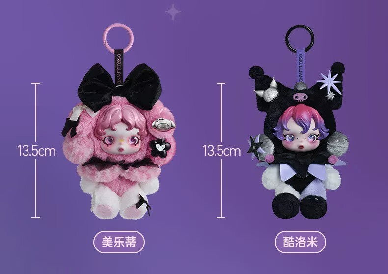 Authentic Skullpanda x My Melody & Kuromi Series Figure Toy Gift