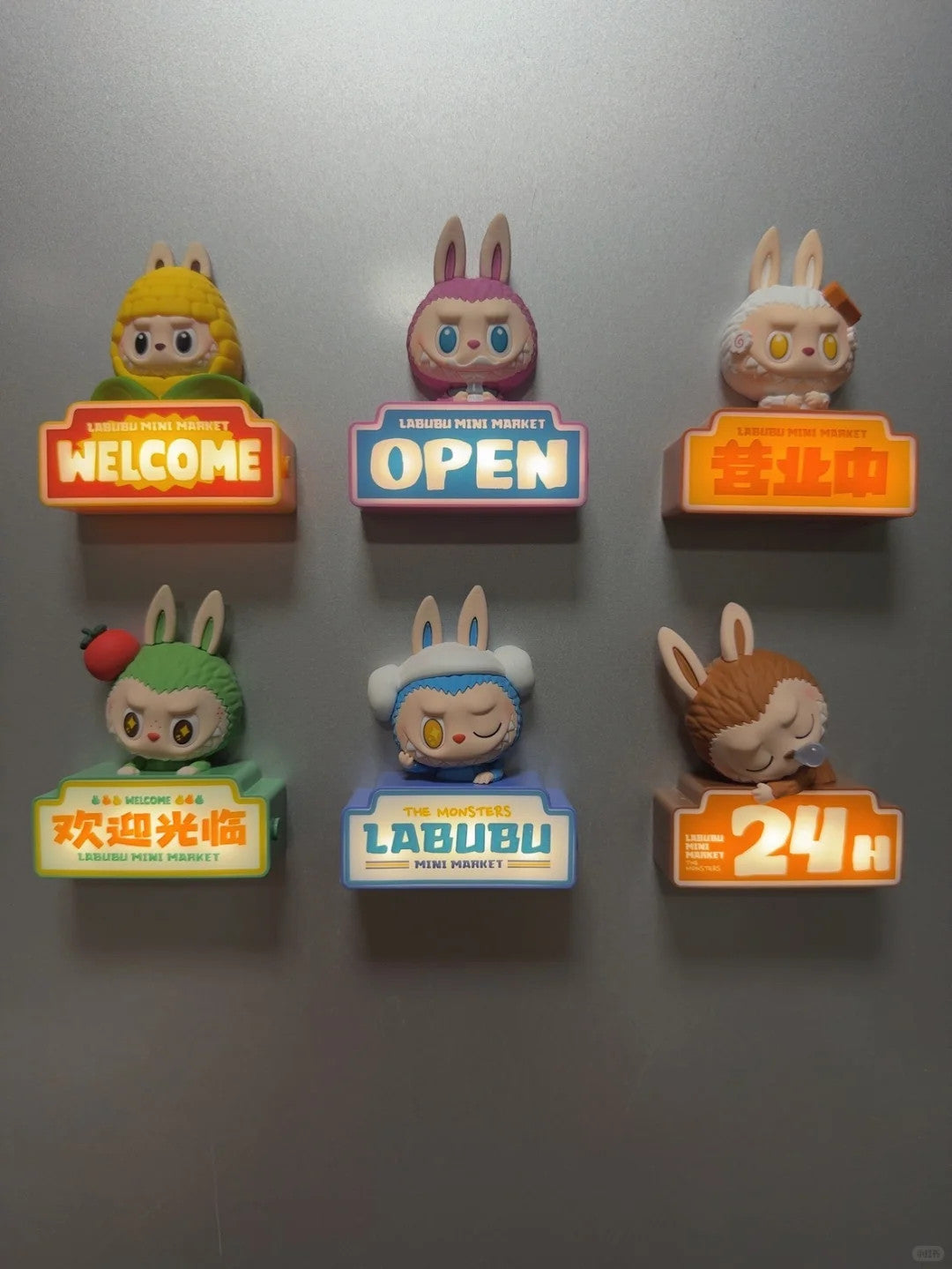 POP MART LABUBU THE MONSTERS Wacky Mart Series-Fridge Magnet Blind Box