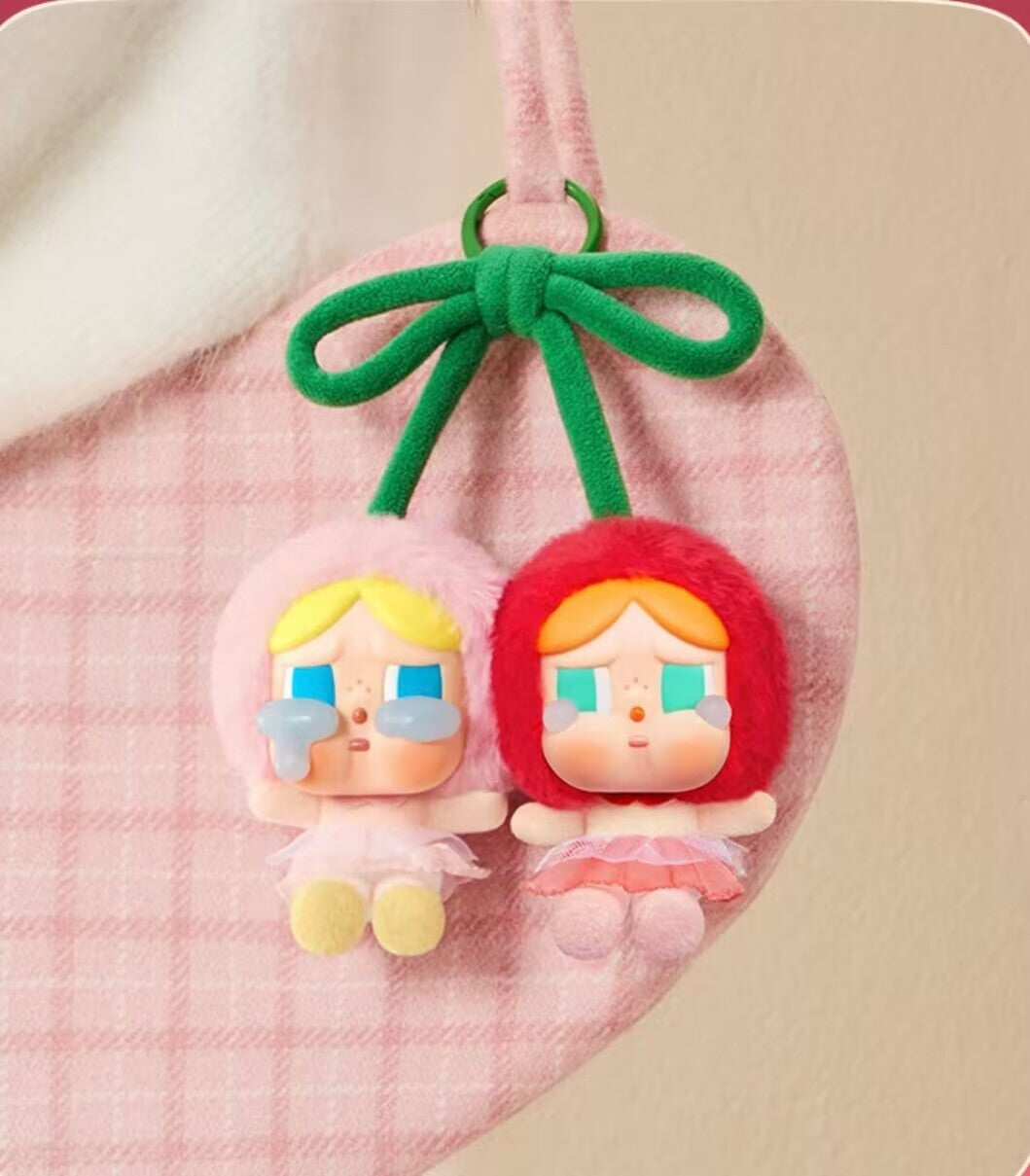 Authentic CRYBABY CRYING FOR LOVE Series Love You Cherry Figure Plush Pendant
