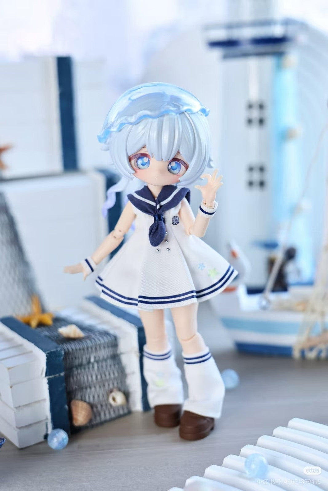 Paopao Jellyfish Island Adventure 23.5cm/9.2In Bjd Doll Dressable Action Figure