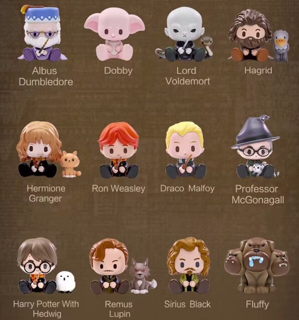 Authentic Harry Potter Wizarding World Animal Series Blind box Figures Toy Gifts