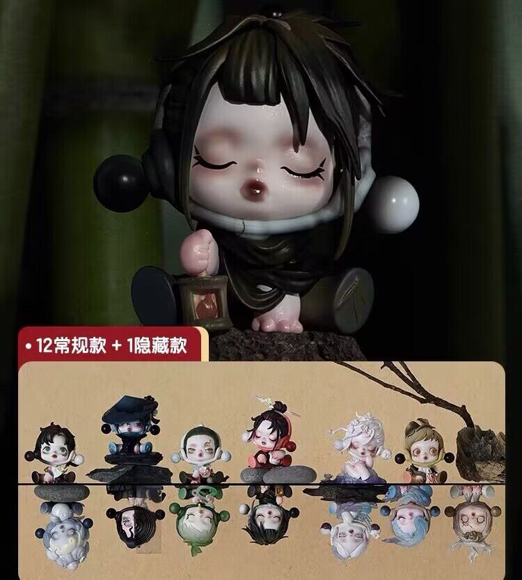 SKULLPANDA COURTYARD PLUM BLOSSOM SERIES BLIND BOX CONFIRMED FIGURE TOY
