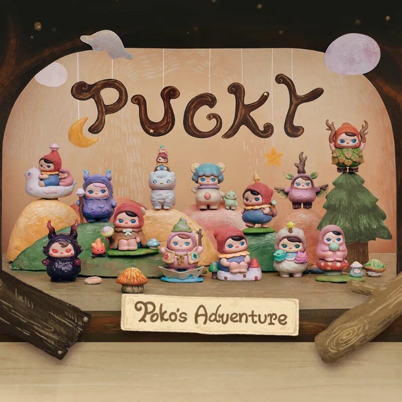 POP MART Pucky Pokos Adventure Series 2025 Confirmed Blind Box Figure Art Toy