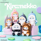 6Pcs Mofusand Kiramekko Fluffy Kittens Collectible Plush Vinyl Pendants Gift