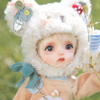 Pre-Order Dollzone Peach Ice Cream Bear 30cm/11.8In Bjd Full Set Official Gift