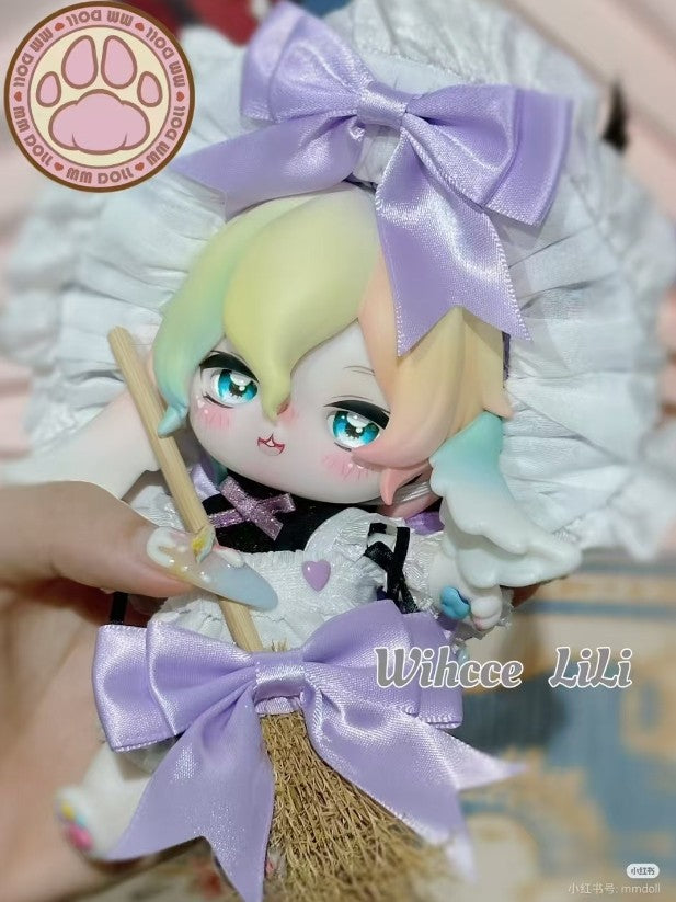 Mmdoll Ufdoll Wihcce Lili Rainbow Ver Rabbit Limited Bjd Hang Card Action Figure