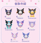 TOPTOY Kuromi Birthday Party Series Plush Pandent Blind box Figures Art Toy Gift