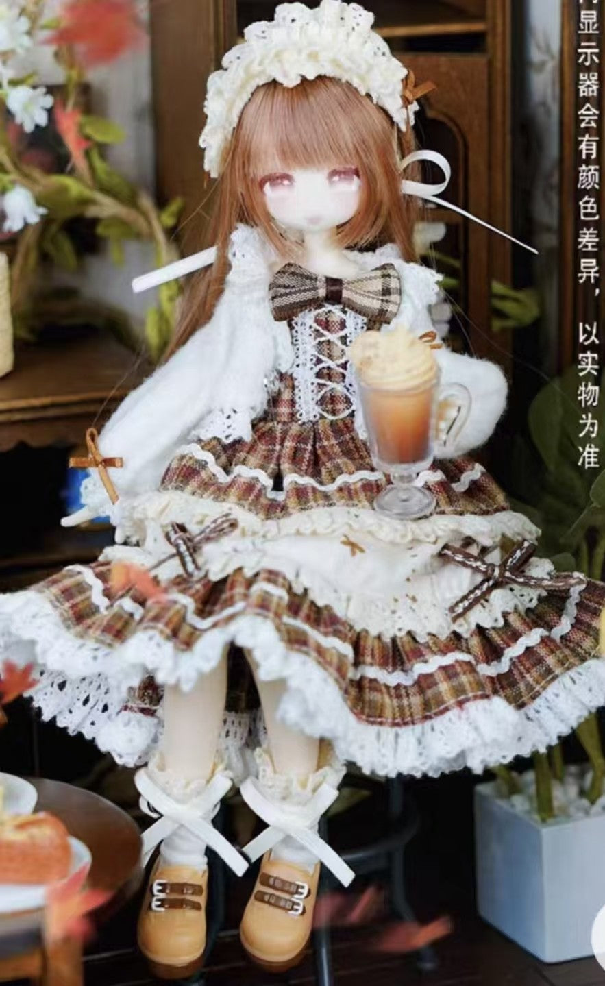 Momotale Black Chocolate Mocha Milk Tea 8.6In Bjd Action Figure Gift In Stock