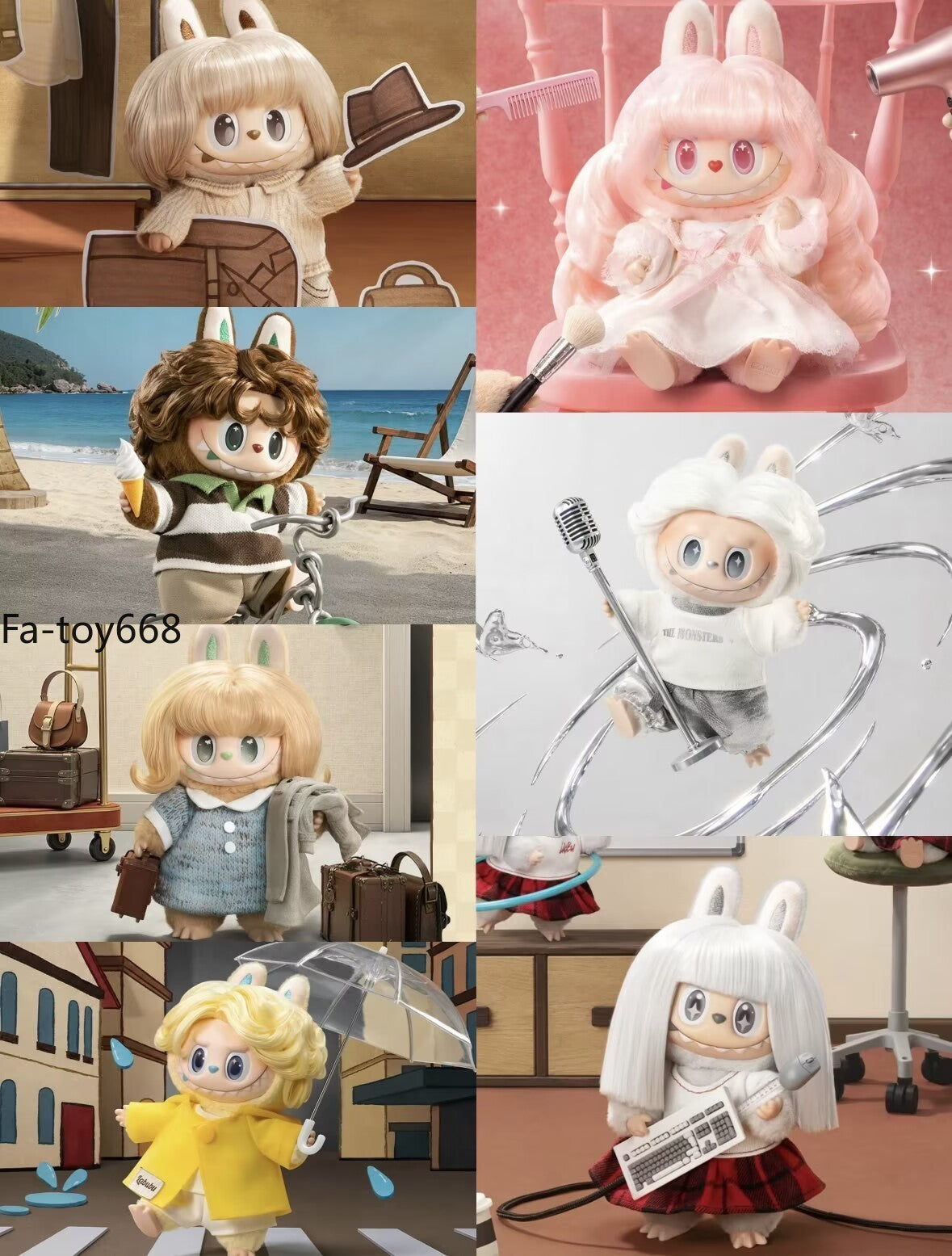 Hazy Noise【Hidden】-The Hair Salon Series Vinyl Pendant Blind Box Figure Toy