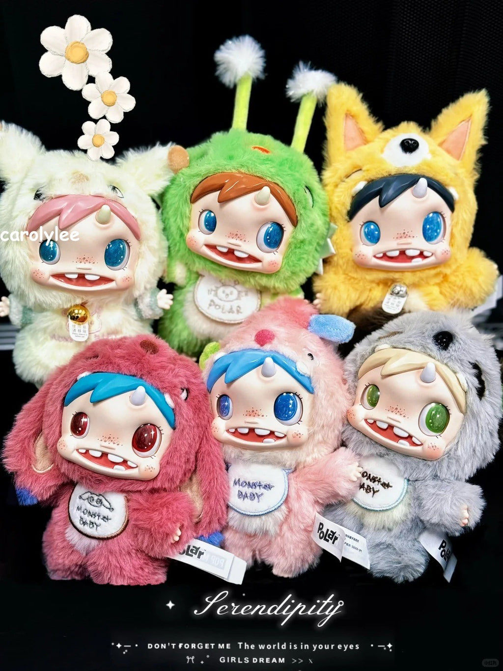 POP MART POLAR-Monster Baby Collection Series Plush Pendant Ver.1 Authentic
