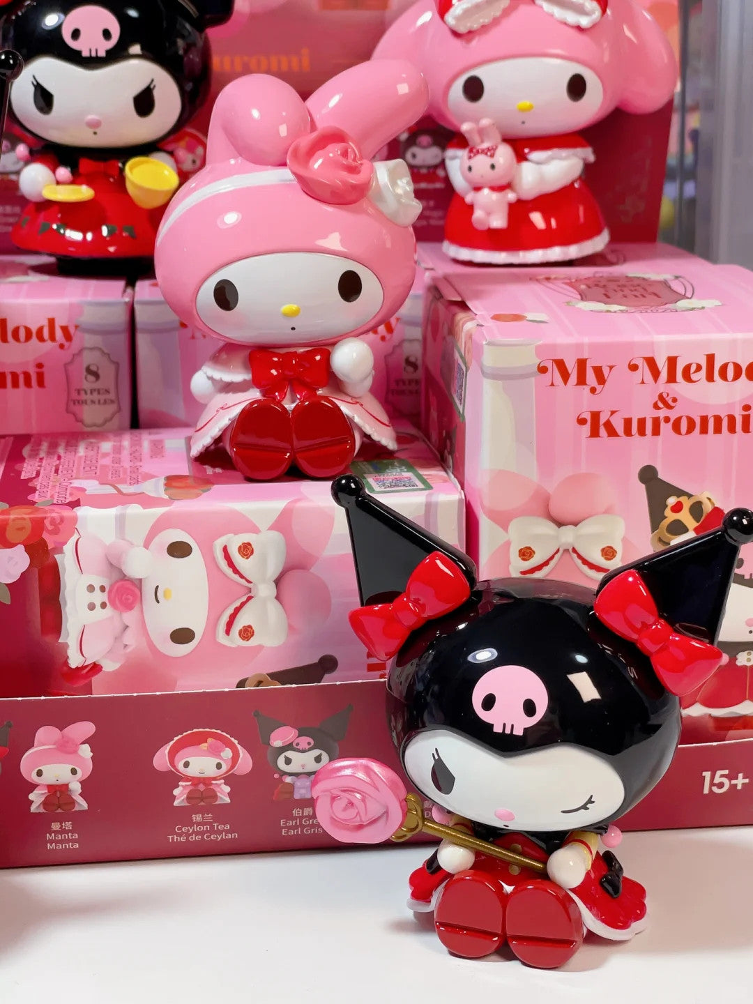 MINISO Sanrio My Melody & Kuromi Rose & Earl Series Confirmed Blind Box Figure