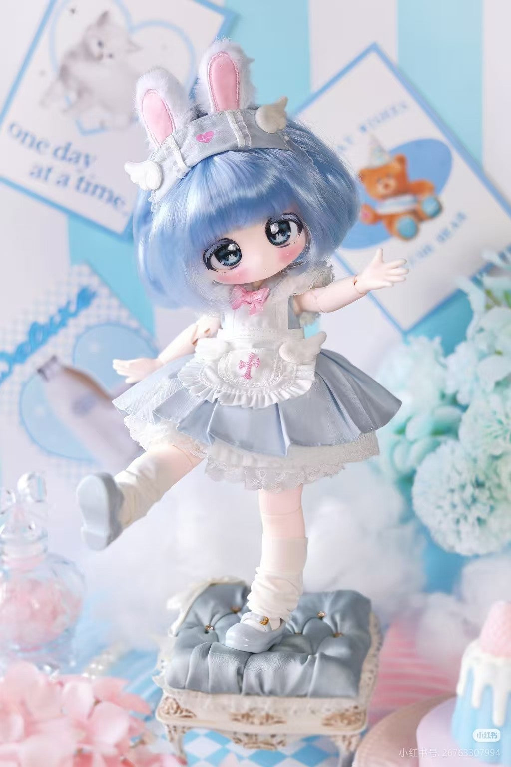 Sweet Velvet Window Display Sea Salt Cheese 10.2In Bjd Dressable Action Figure