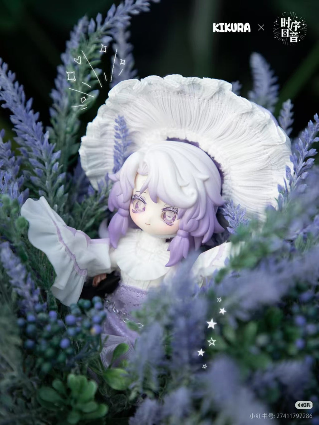 Wowloi Kikura Solar Terms Violets Shade 17.8cm/7In Bjd Dressable Action Figure