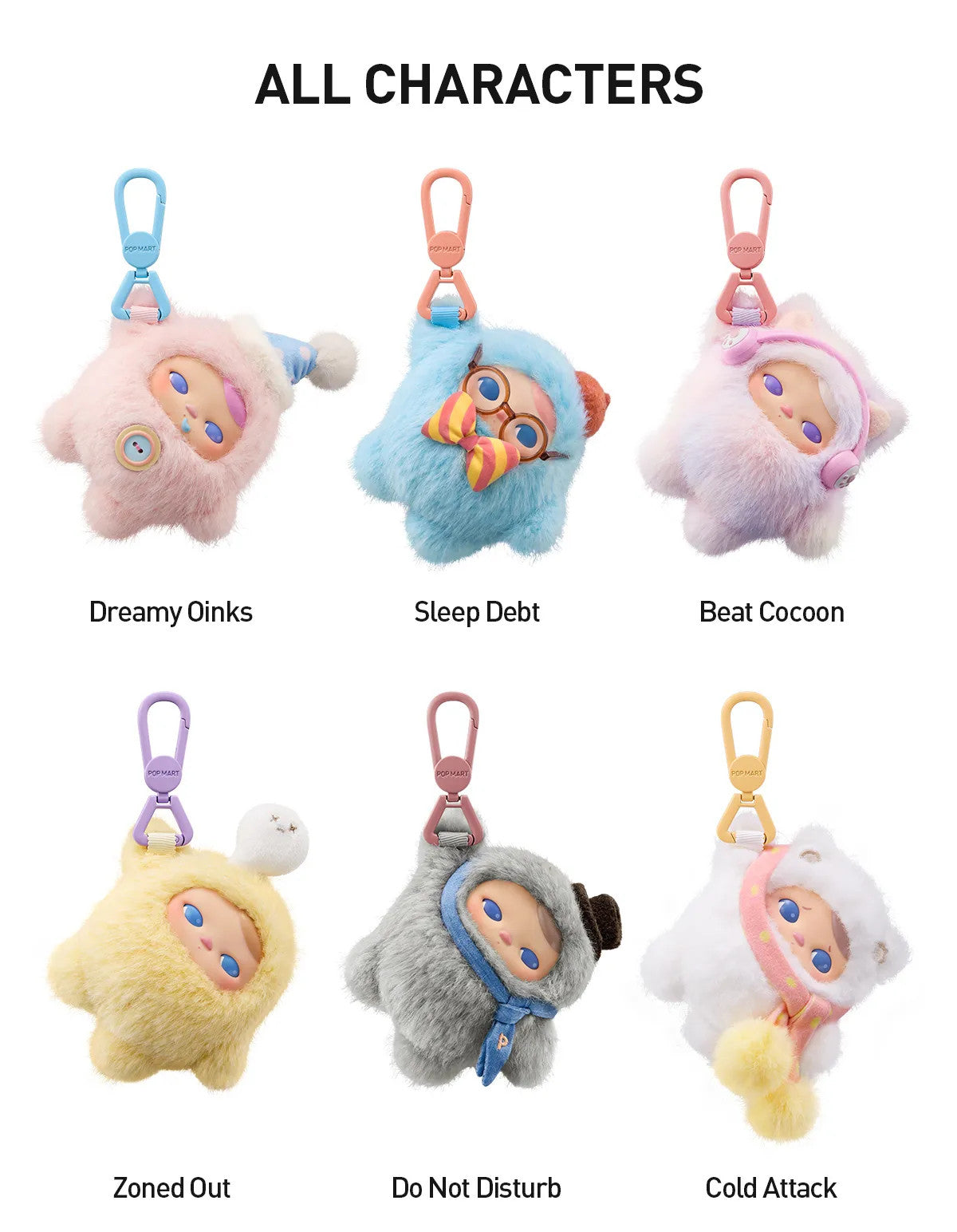 POP MART PUCKY Closed for Today Series Vinyl Plush Pendant Confirmed Authentic