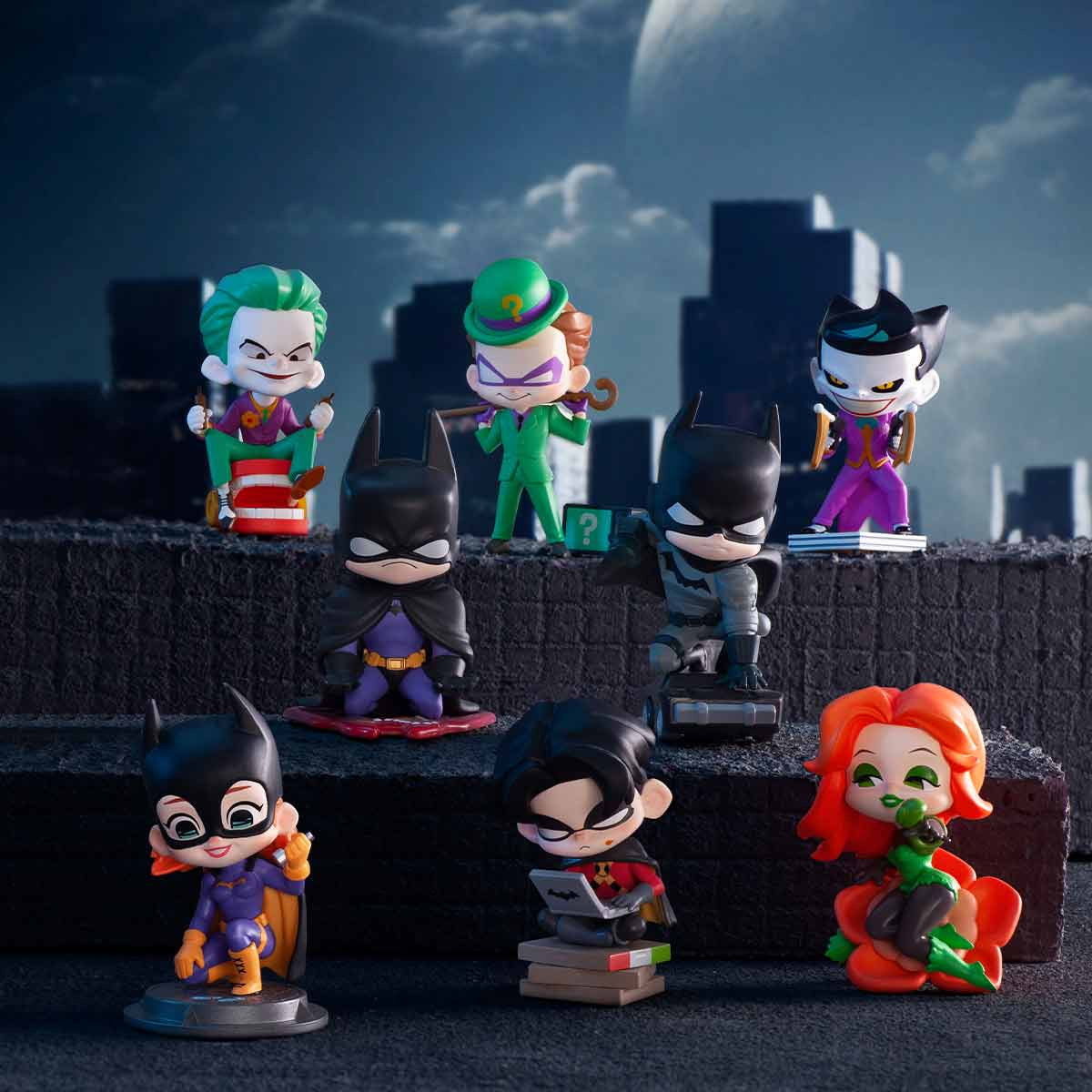 POP MART DC CITY GOTHAM Series Blind Box Confirmed Figures Hot Toys Kid Gift