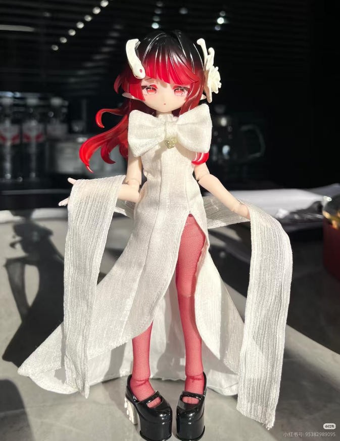 Come4Free Snake Lu Bina Sea Gems 15.8cm/6.2In Bjd Dressable Action Figure Gift