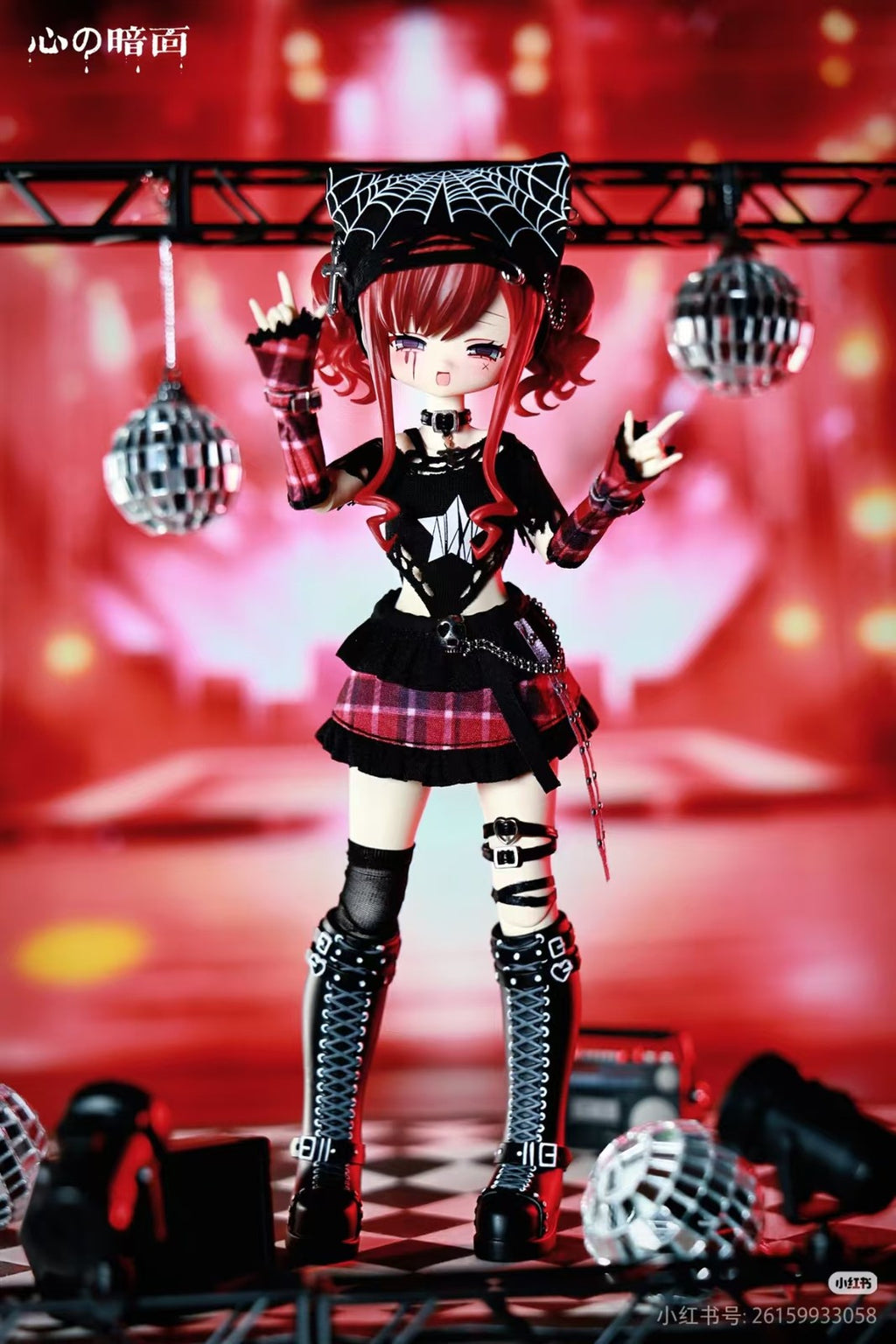 The Dark Side of The Heart Underground Musician Vita 26cm/10.2In Bjd Doll Gift