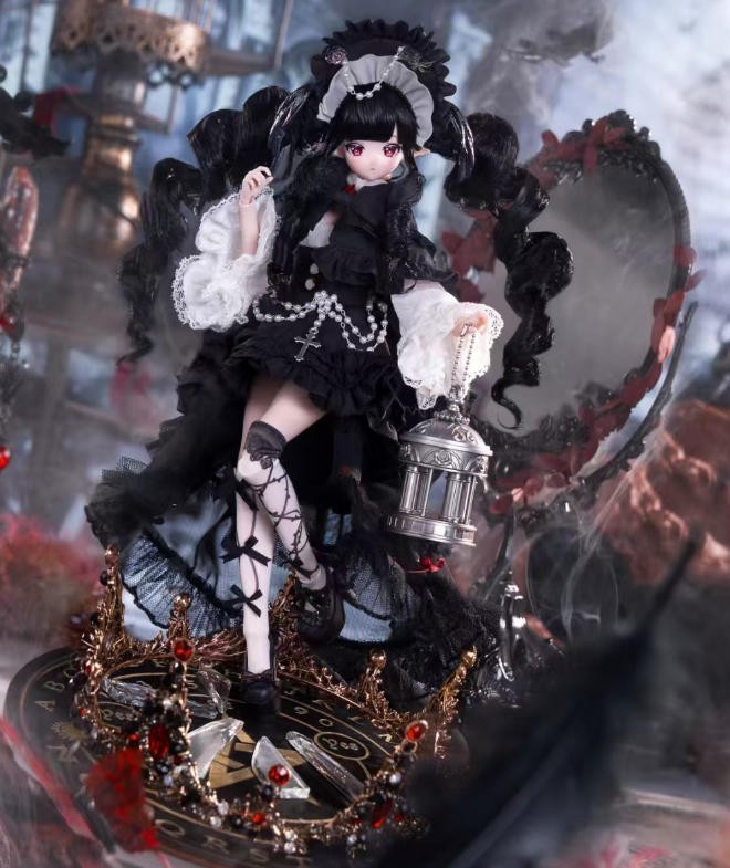 Come4Free Corvus Corax Seleina Rare Feather Fog Poem 22cm/8.6In Bjd Dressable