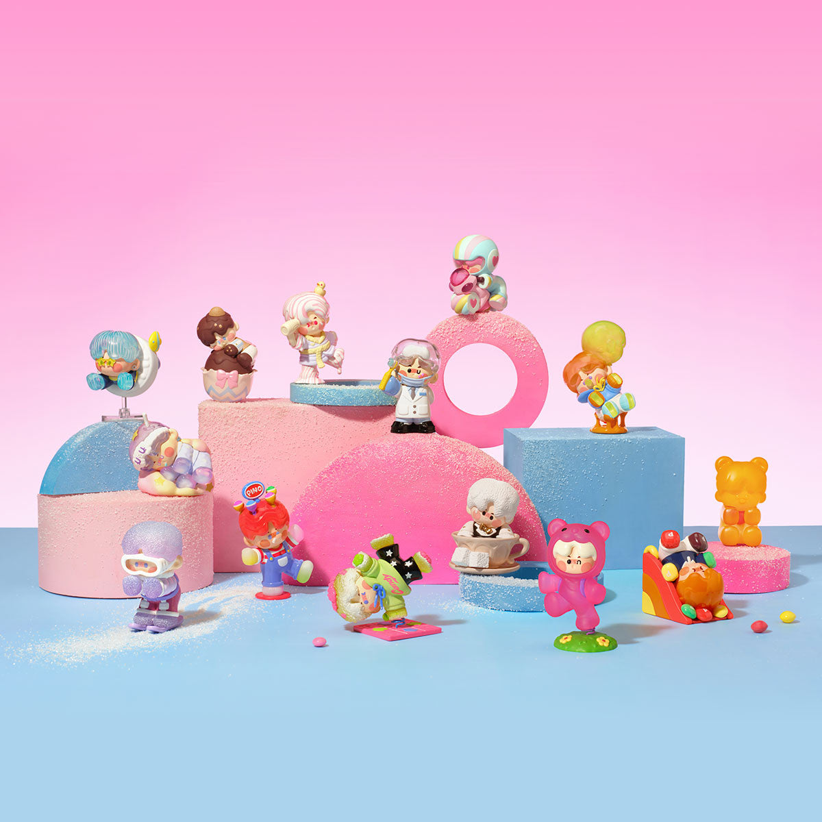POP MART PINO JELLY Sweet Like Me Series Figures 2.76-3.54inches Authentic