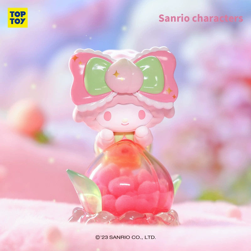 TOPTOY Sanrio Kuromi Genki Peach Series Blind Box Authentic Hot Toy Gift