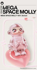 POP MART 100% Mega Space Molly Series 4 Blind Box Confirmed Figure Toy Doll