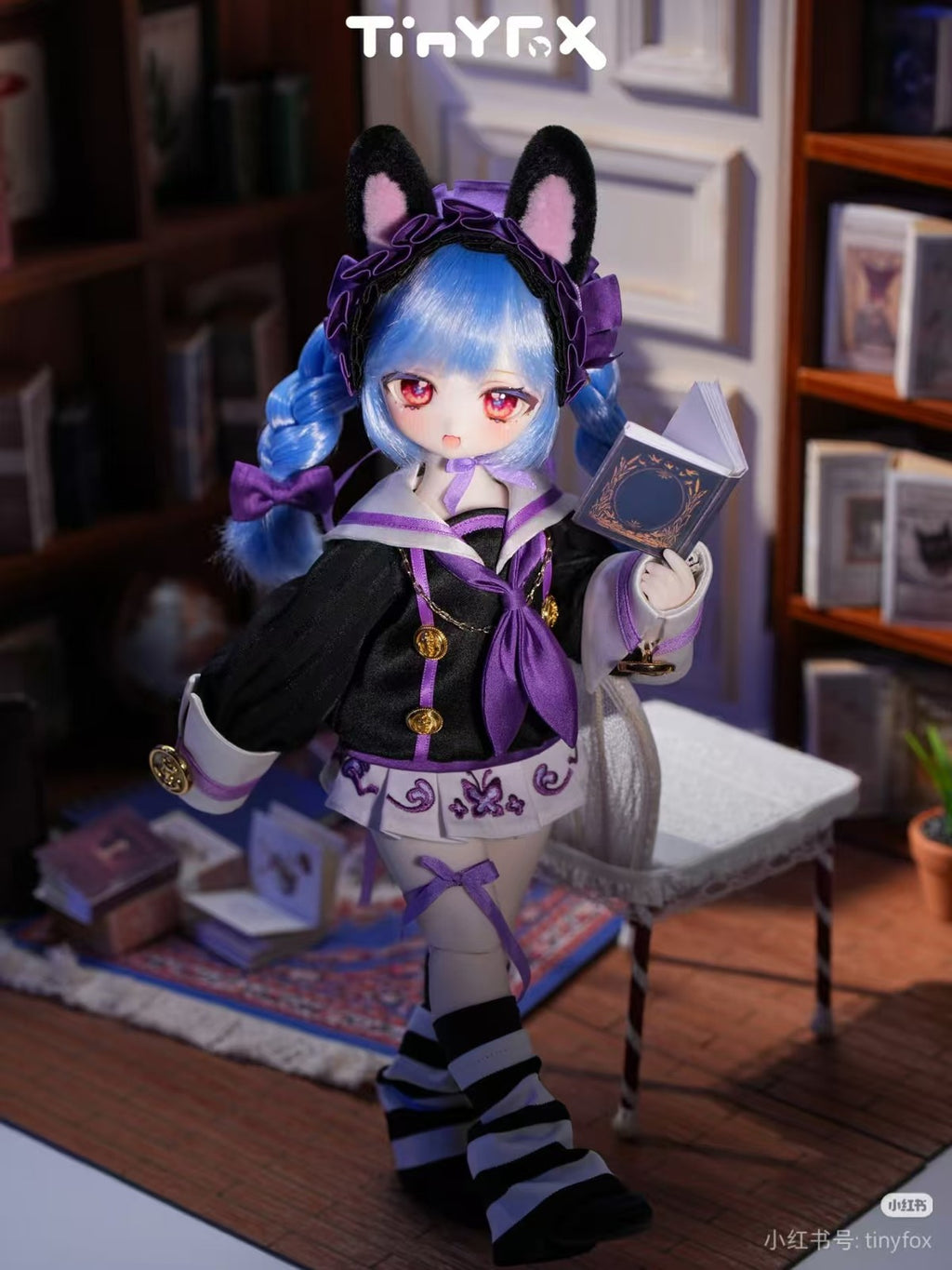 Tinyfox Jinku Violet Rabbit 28.2cm/11.1In Bjd Dressable Full Set Official Gift