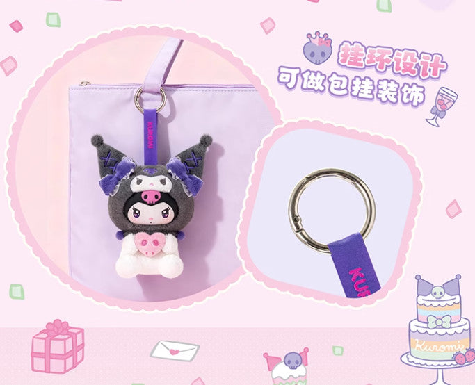 TOPTOY Kuromi Birthday Party Series Plush Pandent Blind box Figures Art Toy Gift