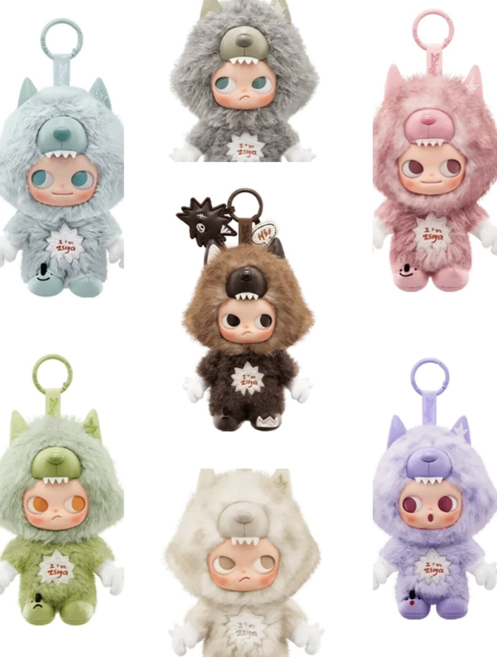 Fearless(hidden)-  I'm Zsiga Series Blind Box Figure Toy Plush Pendant Doll