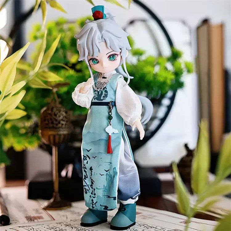 6Pcs Ta Feng Yin 18.5m/7.2in Bjd Dolls Dressable Action Figures Official Gift