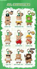 POP MART Ted 2 Baby Ted Action Plush Pendant Authentic Hot Toy Gift