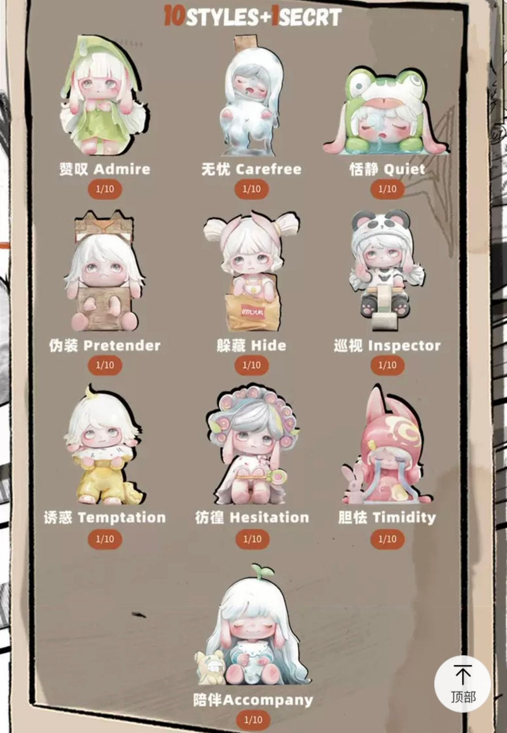 Rabeea I'm not a weird kid Series Blind Box Confirmed Figures Toy New Doll