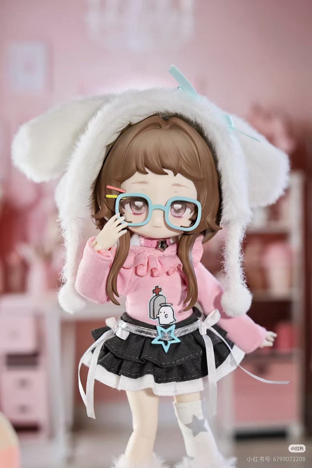 Sookiva Miya Lovely Professional Intern 16.5cm/6.5In Bjd Doll Action Figure Gift