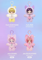 Authentic Fluffy Club Aespa Series Blind Box Figures Toy Plush Pandent Doll