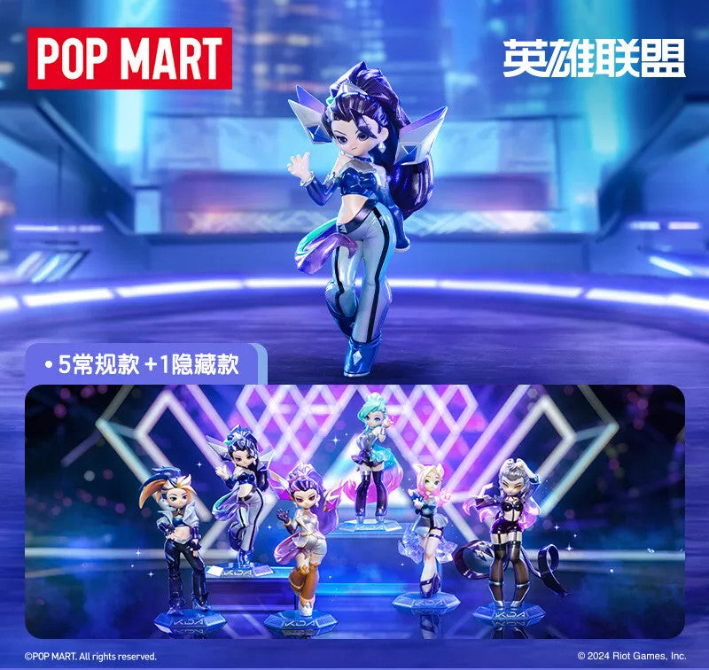 POP MART LOL K/DA ALL OUT Series Blind Box Figure Toys New Gift New202