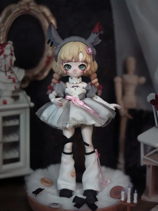Nyssa Bizarre Nightmare Series 18cm/7In Bjd Doll Dressable Action Figure Gift