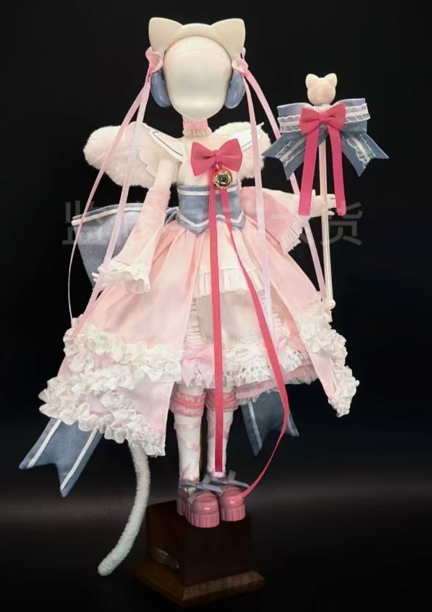 Magical Girl Nyako Special Secret Bjd 8.6in Dressable Cute Action Figure Gift