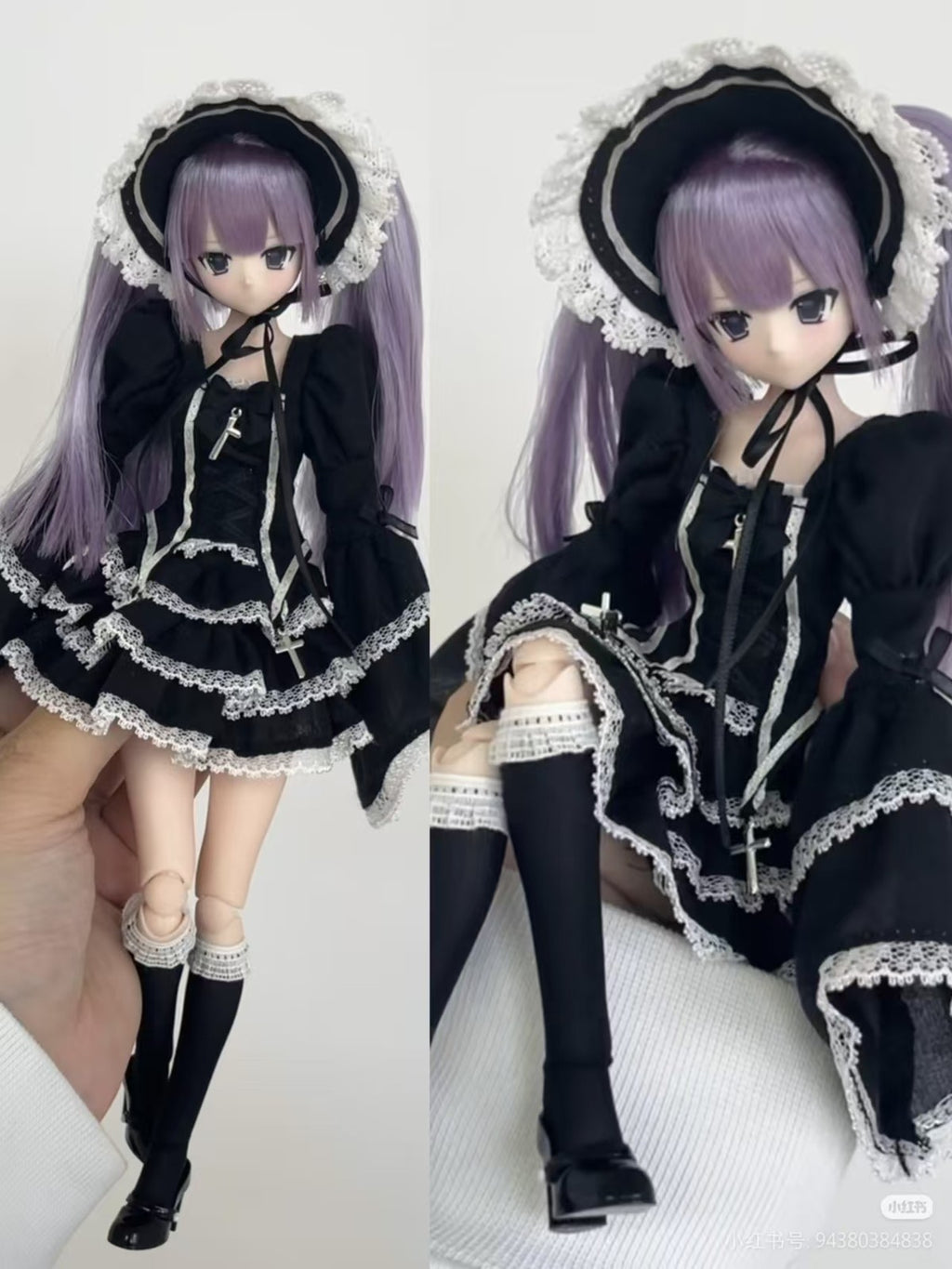 Mix Angel Leila Gothic Lady 10In Bjd Lovely Girls Dressable Action Figure Gift