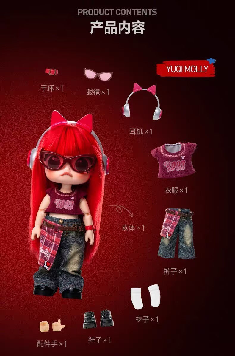 Authentic Series Molly X Yuqi 1/8 Action Figure Toy Gift Hot