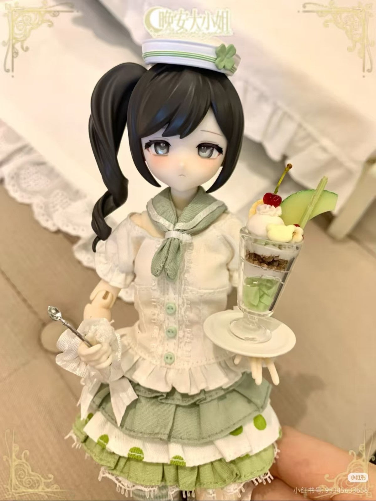 Good Night Pajama Melon Four-Leaf Clover 9.2In Bjd Action Figure Gift In Stock