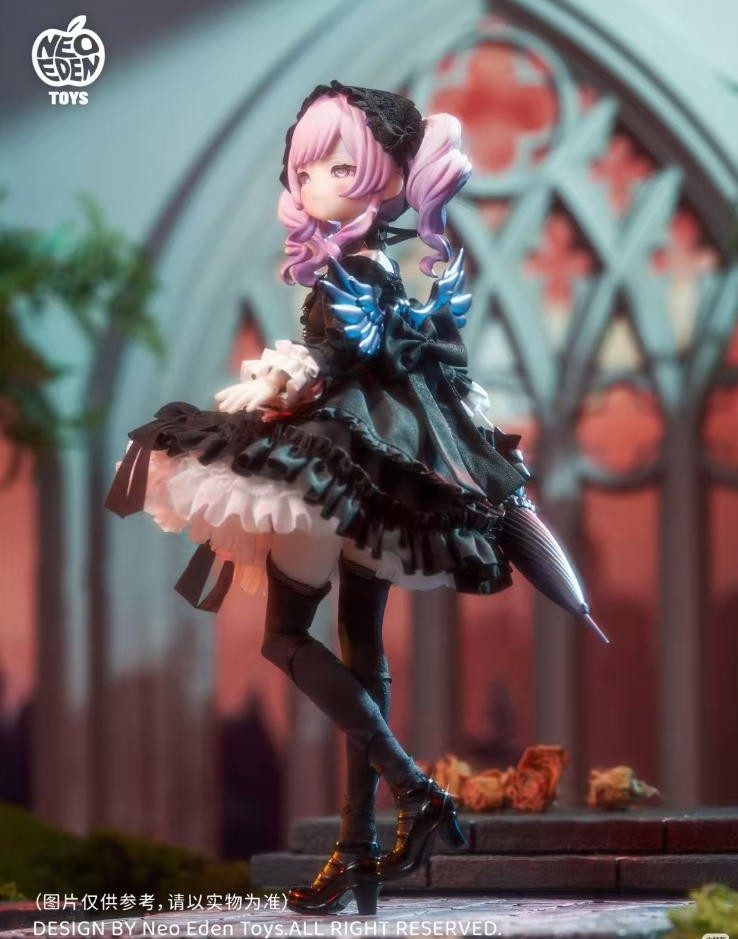 Neo Eden Dream-Devourer 22cm/8.6In Angel & Demon Bjd Hang Card Limited Gift