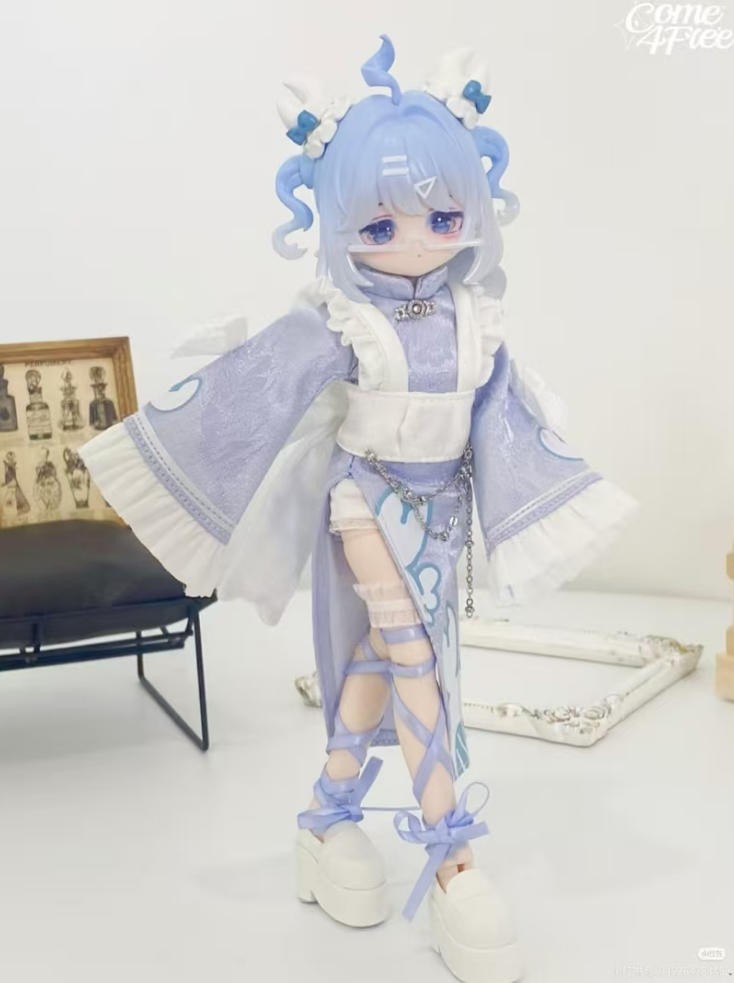 Come4Free Crab Pa Lali Sea Gems 15.8cm/6.2In Bjd Dressable Action Figure Gift