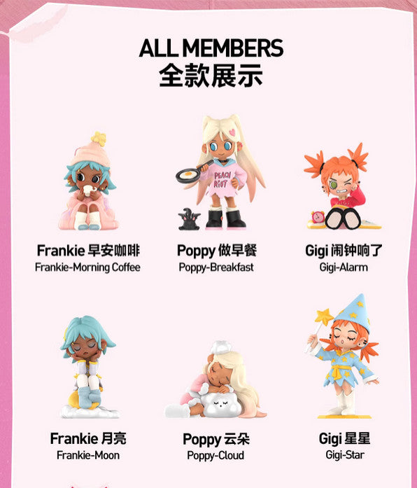 Authentic Lil Peach Riot Sleep Over Series Blind Box Confirmed Toy New 2025